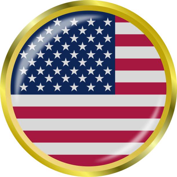 istock United States of America national flag icon vector Illustration material 1484764571
