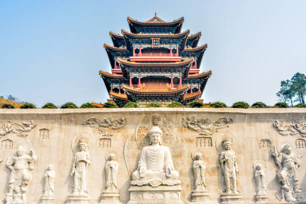 istock Baotuojiang temple,Putuoshan mountain 1484764643