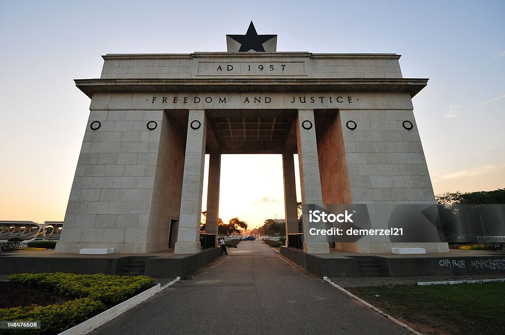 Independência arco-Accra, Gana - Foto de stock de Gana royalty-free