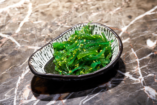 A delicious Japanese dish, Chinese seaweed