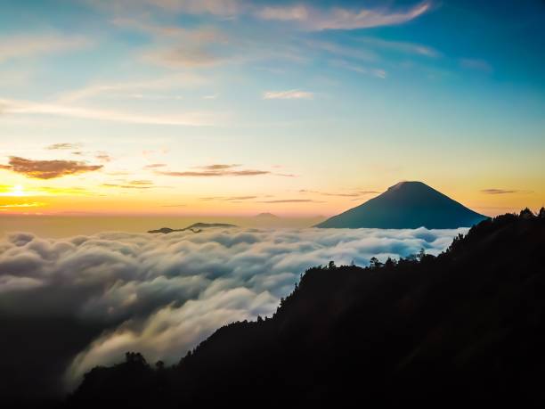 istock Dieng land above the clouds 1484770731