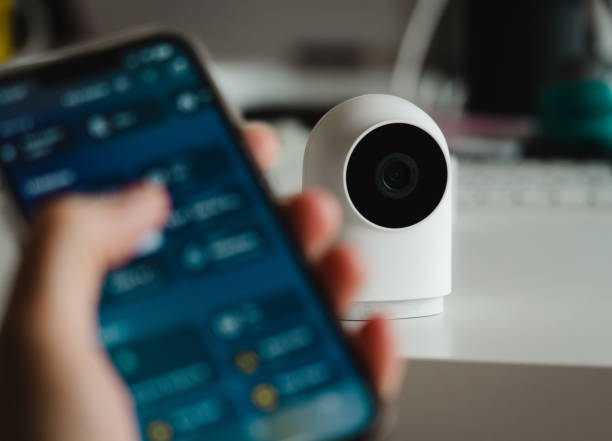 istock smart home monitoring, remote control 1484773753