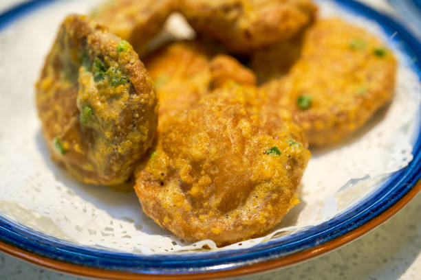 istock A delicious Chinese dish, fried pork and lotus root cake 1484780023