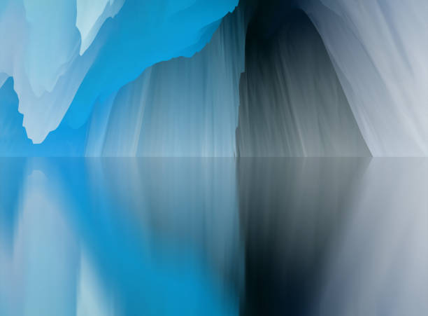 istock Magical world. Abstract Landscape, surreal lake and reflections. art, creativity and imagination. 3d illustration 1484782524