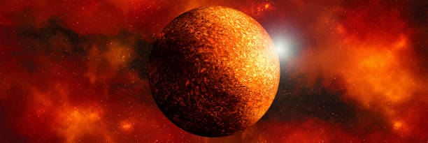 istock Unknown planet from outer space. Space nebula. Cosmic cluster of stars. Outer space background. 3D Illustration 1484784811