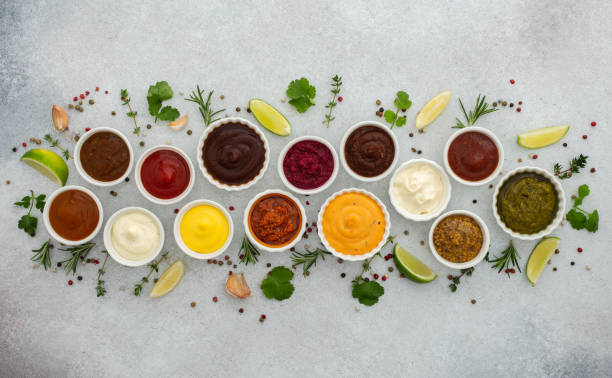 istock Different types of sauces in bowls 1484789375