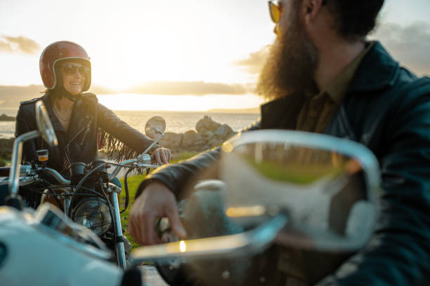 istock Friends outdoors with motorbike 1484790855