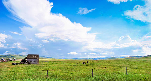 Prairie landscape in Alberta, Canada
