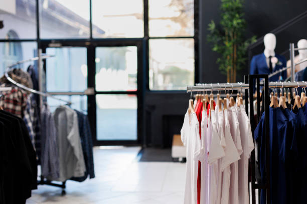 istock Shopping mall store with casual wear 1484802921