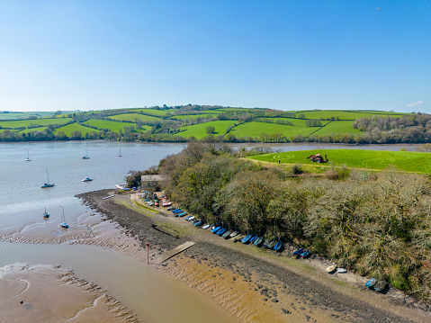 River Dart by Stoke Gabriel in Devon