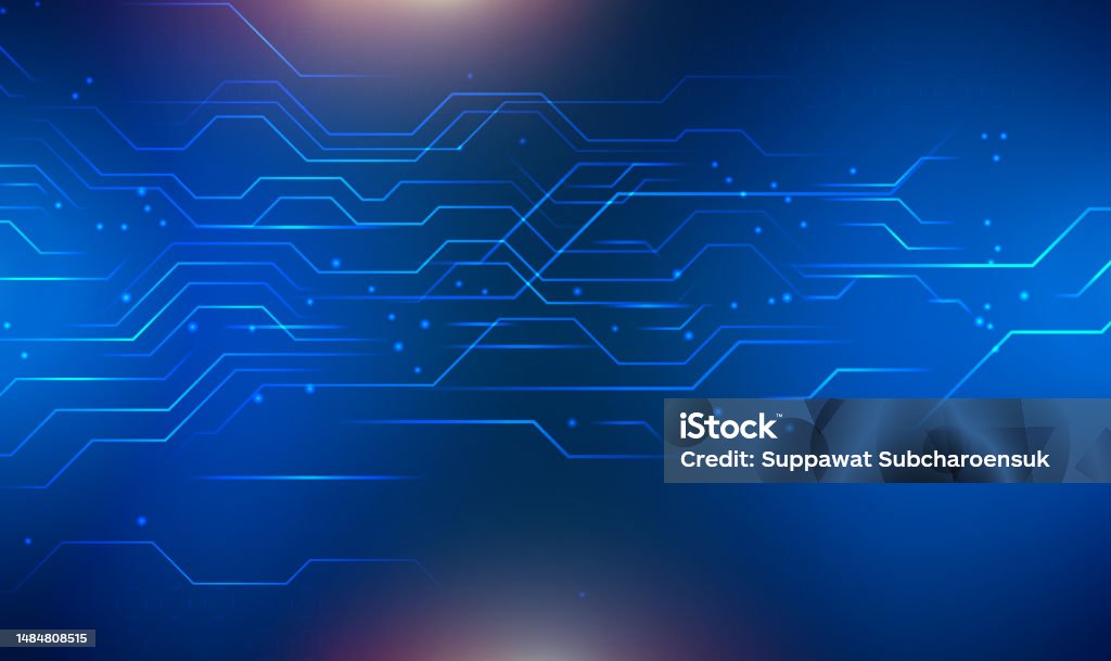 Technology Communication Background Abstract Blue Technology Communication Concept Background Stock ...