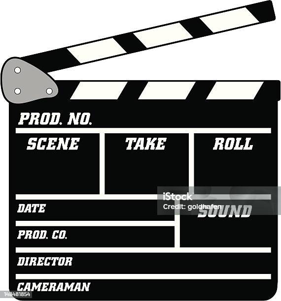 Clapperboard - Arte vetorial de stock e mais imagens de Bollywood - Bollywood, Fama, Arremessar