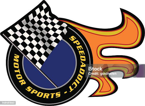 Флаг Проверки — стоковая векторная графика и другие изображения на тему Auto Racing - Auto Racing, Rally Car Racing, Автодром