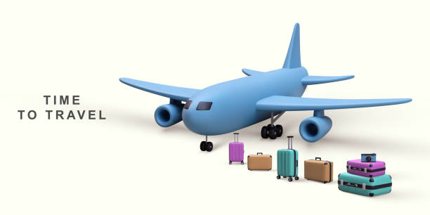 istock 3d tourism and travel concept,eath and location pin with airplane flying. Vector illustration. 1484819337