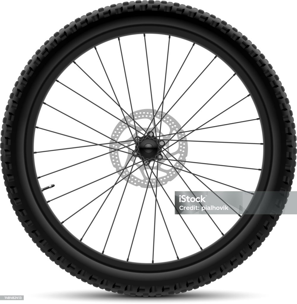 Bicycle wheel Bicycle wheel vector illustration Mountain Bike stock vector