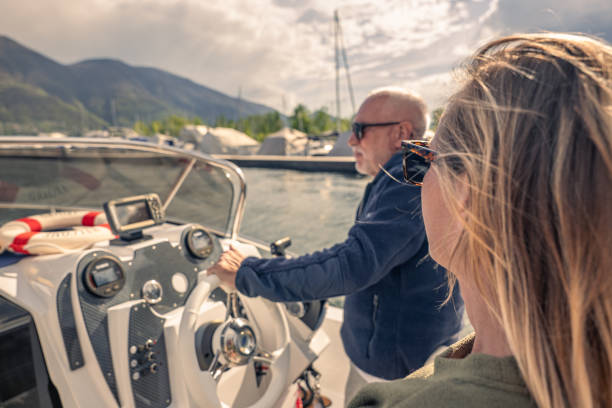 istock Father and daughter enjoying a day out on a boat 1484827773