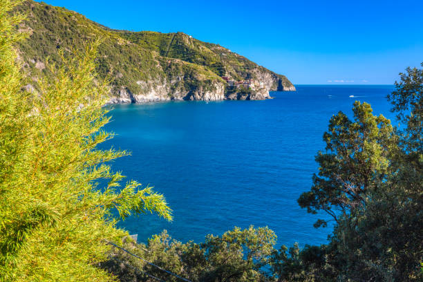 Cinque Terre coast in Italy at summer. Liguria