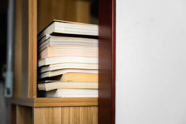 Books on the bookshelf