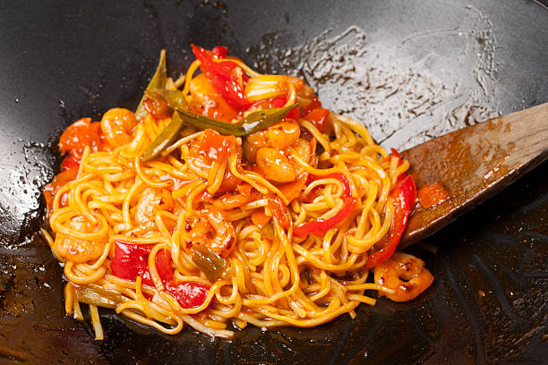 Sweet Chilli King Prawn Noodles