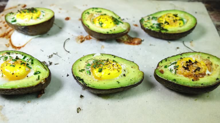 Baked Eggs With Avocado