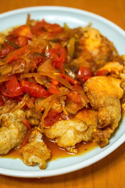 istock A delicious Chinese home-style dish, fried eggs with five willows 1484853271