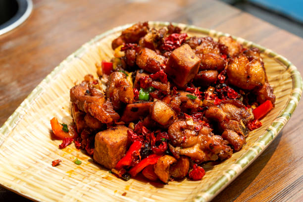 istock A classic dry fragrant and delicious Sichuan dish, spicy chicken 1484853647