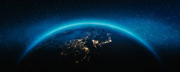 istock Planet Earth - Asia, Japan region 1484862294
