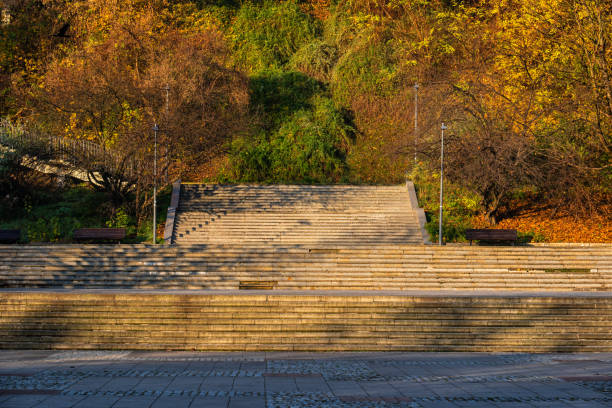 istock Monumental Stairs In Autumn Park 1484865920