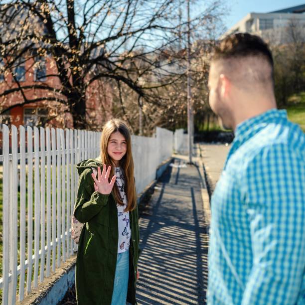 istock Father taking his daughter to school 1484866062