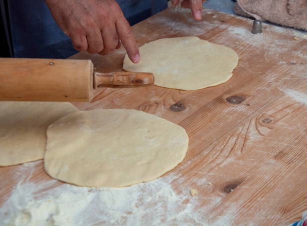 istock Traditional Cypriot Flaouna delicious Greek Easter Cheese Bread. 1484867653