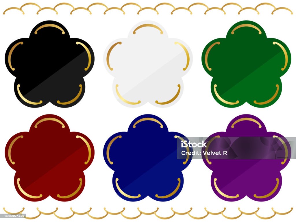 Plum Color Frame Luxury Plum Frame Stock Illustration - Download Image Now - Backgrounds ...