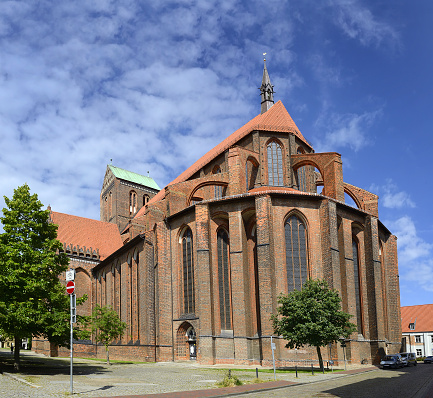 St. Nicolas Church of Wismar. Wismar is a port and Hanseatic city in Northern Germany on the Baltic Sea, in the state of Mecklenburg-Vorpommern, Germany, UNESCO world heritage