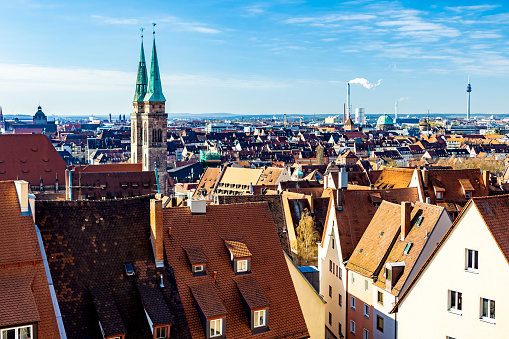 Experience the captivating charm of Brno, Czech Republic, with this stunning cityscape photograph. The image showcases the seamless blend of historic and modern architecture that defines Brno. Ideal for travel publications, city guides, or any project seeking to showcase the vibrant beauty of Brno.