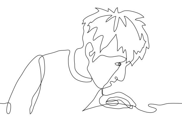 Computer Over Someone Drawing 40+ Leaning Over Computer Illustrations, Royalty-Free Vector Graphics ...