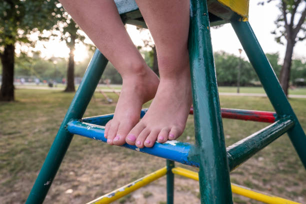 istock close up of legs on the playground 1484884614