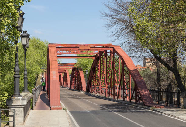 istock iron bridge in Talavera de la Reina, Toledo, Spain, 1484886009