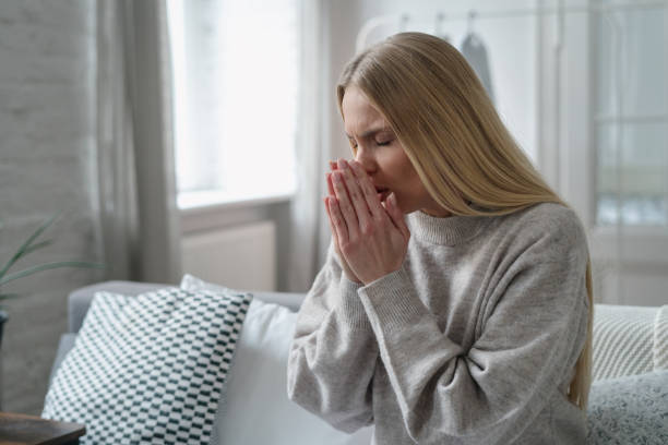 istock young woman feeling sick and has flu 1484897315