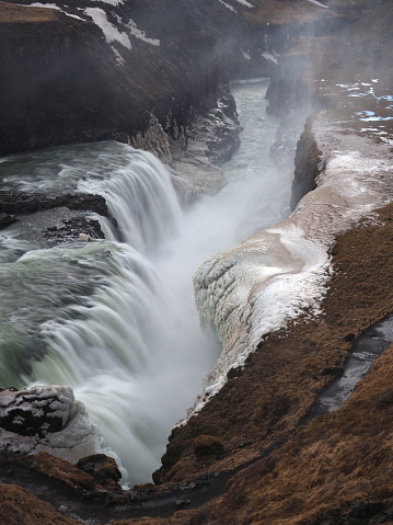 Gullfoss is a waterfall located in the canyon of the Hvítá river in southwest Iceland.