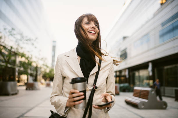 istock Mature Businesswoman Commuting Downtown 1484901508