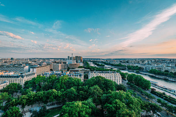 istock High Angle View from the Eiffel Tower Looking Southwest of Pont de Bir-Hakeim 1484903344