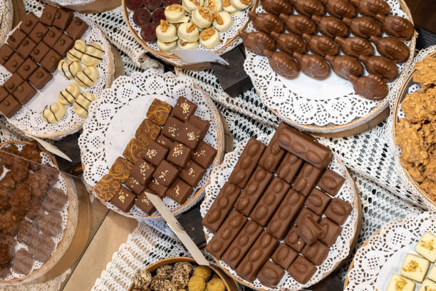 istock Candies and sweets in  handmade sweets grocery 1484909632