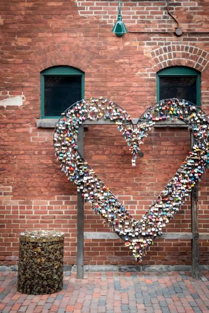 istock Distillery Historic District Love Locks in Toronto 1484911700