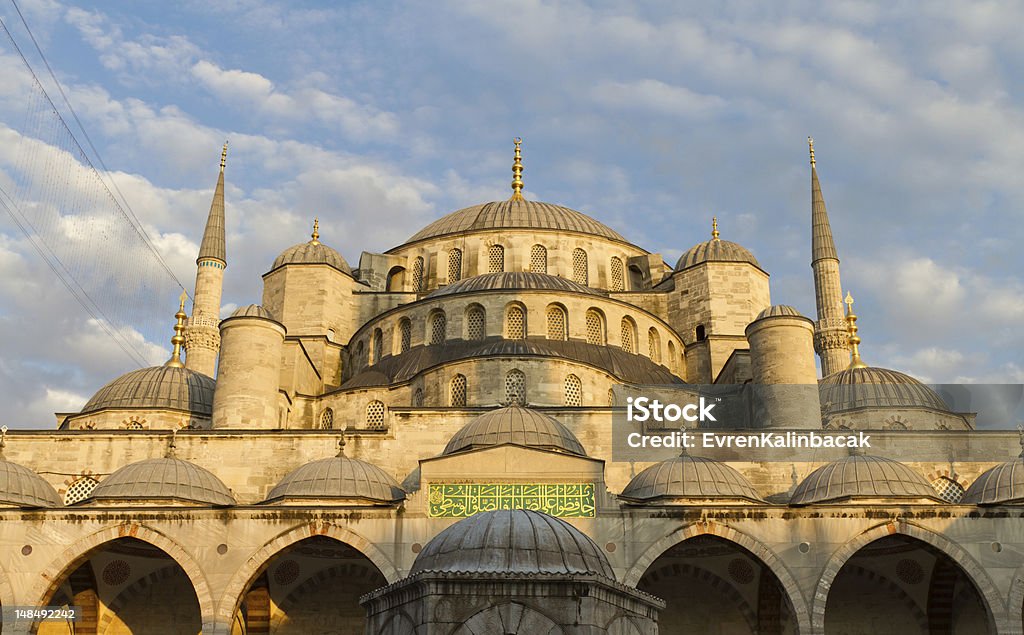 Sultanahmet Blue Mosque Architecture Stock Photo