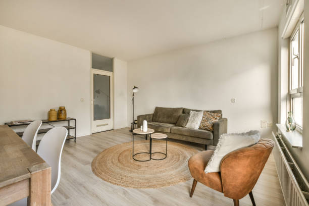 istock a living room with a couch and a coffee table 1484924302