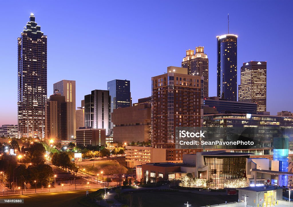 El centro de la ciudad de Atlanta - Foto de stock de Aire libre libre de derechos