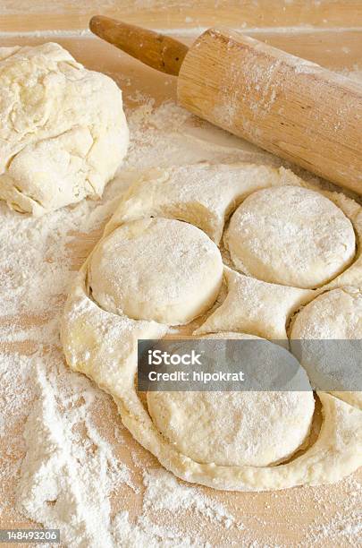 Preparing Biscuits Stock Photo - Download Image Now - Baked, Baked Pastry Item, Biscuit - Quick Bread