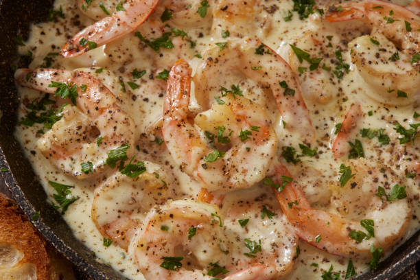 istock Creamy Parmesan Garlic Shrimp 1484938685