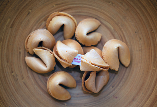 Fortune cookies make a tasty addition to your Chinese New Year party favors and are one of snacks to  celebrate the festivities. \n The message written on a tiny piece of paper inside the cookie is just for you because  you picked that one out of every single fortune cookie.
