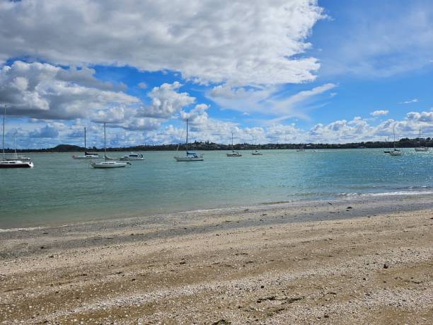 istock Boats sailing near the beach 1484951565