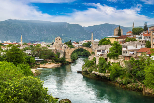 istock The Old Bridge in Mostar 1484952188